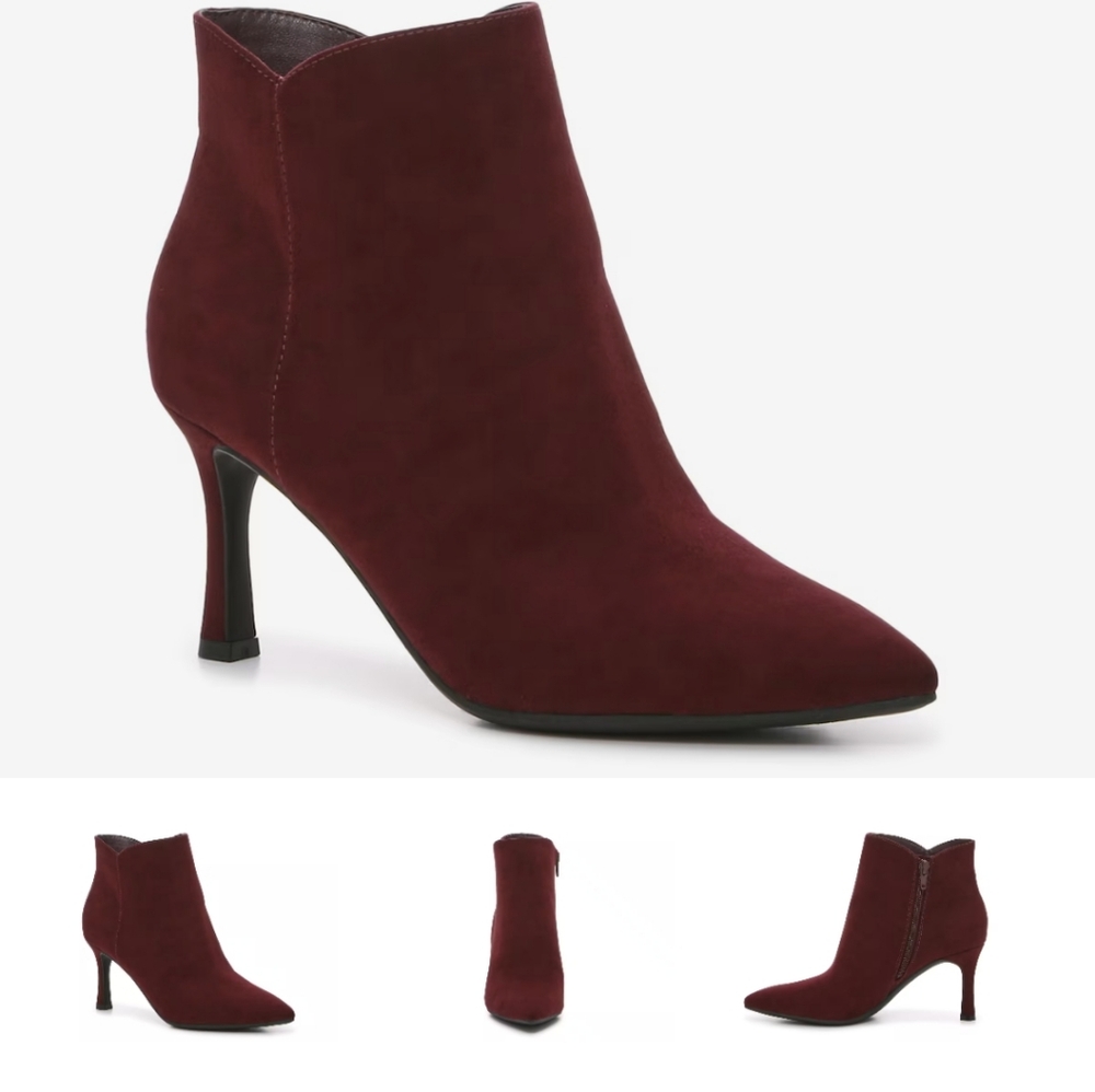 🍂Brand New in Box Burgandy Kelly & Katie Evia Booties🍁
